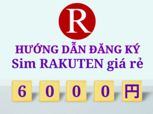 đăng ký sim Rakuten online